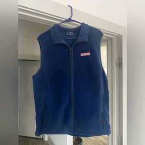 Vineyard Vines Harbor Fleece Vest Full-Zip
